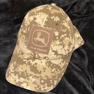 John Deere Camo Cap with Logo Patch